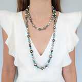 Pearl, Apatite & Diamond Necklace by Verdura