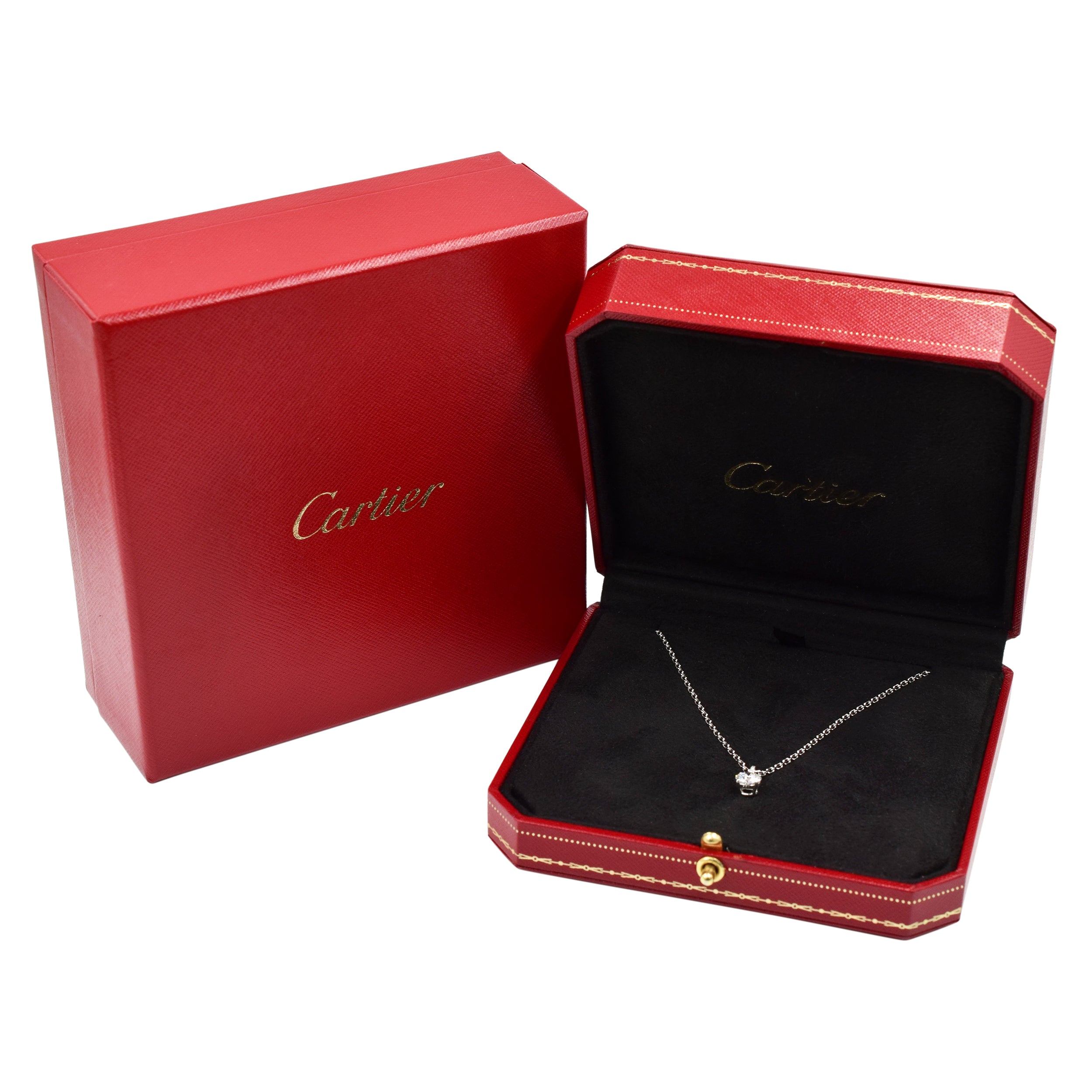 1.01ct D-IF Solitaire Diamond Pendant by Cartier