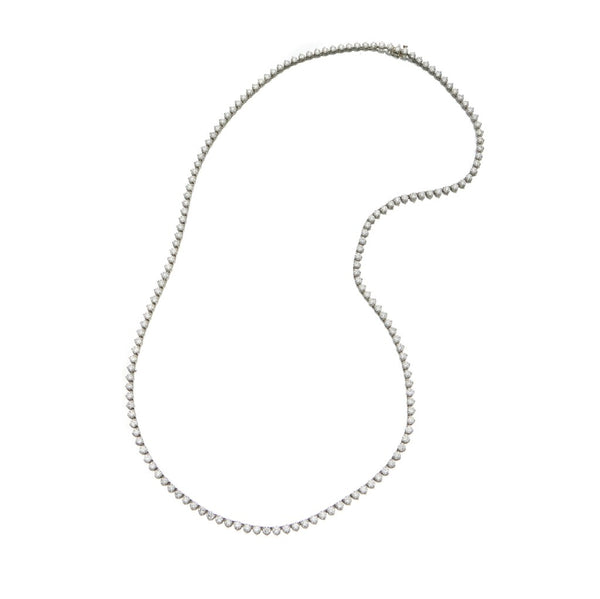 31.25" Long 43ct Diamond Opera Necklace in Platinum