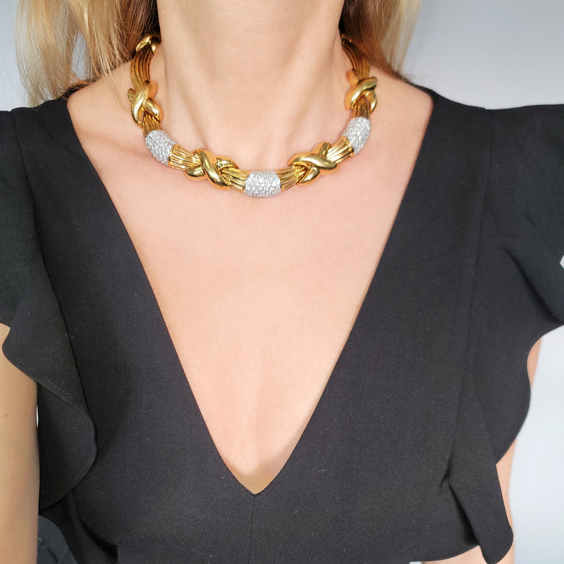 1980's Diamond Necklace