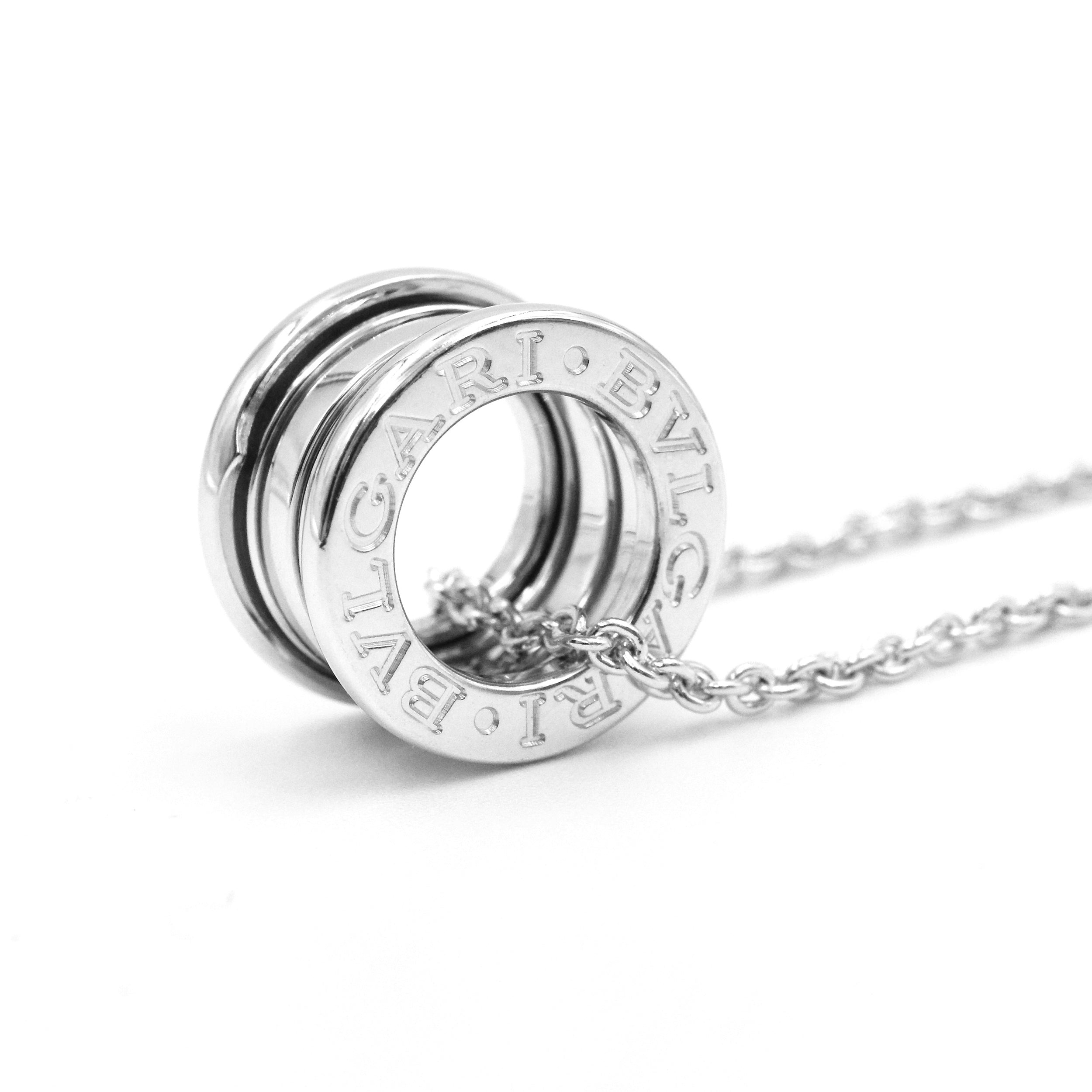 Bulgari B.Zero Pendant in White Gold