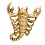Whimsical Scorpion Brooch by Andrew Clunn