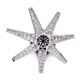 78ct Tanzanite & Diamonds Starburst Brooch by Tiffany & Co