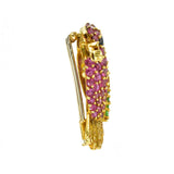 Diamond & Gemstones Hummingbird Brooch