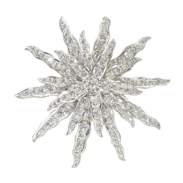 Tiffany & Co. 3.50ct Diamond Starburst Brooch in Platinum