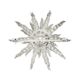 Tiffany & Co. 3.50ct Diamond Starburst Brooch in Platinum