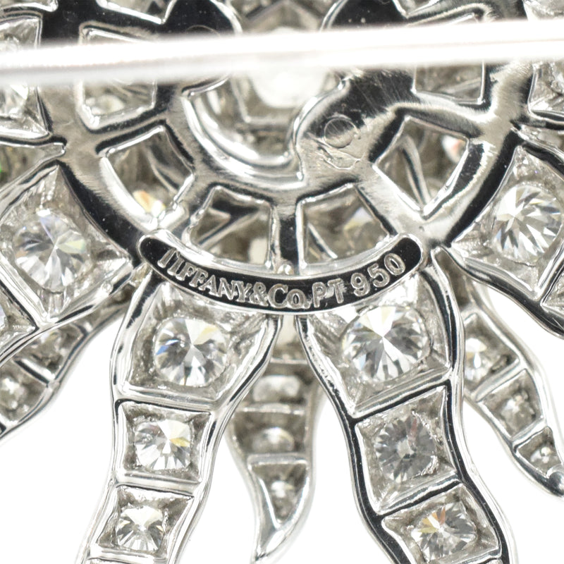 Tiffany & Co. 3.50ct Diamond Starburst Brooch in Platinum