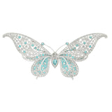 Stunning Tiffany & Co. Tourmaline & Diamond Butterfly Brooch - Pendant