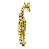 1970s Cartier Enamel Giraffe Brooch With Emerald Eyes