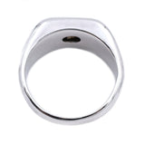 Diamond Men's Ring in 14k White Gold