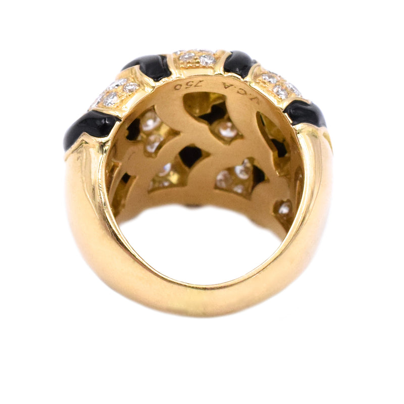 Diamond & Onyx Ring by Van Cleef & Arpels