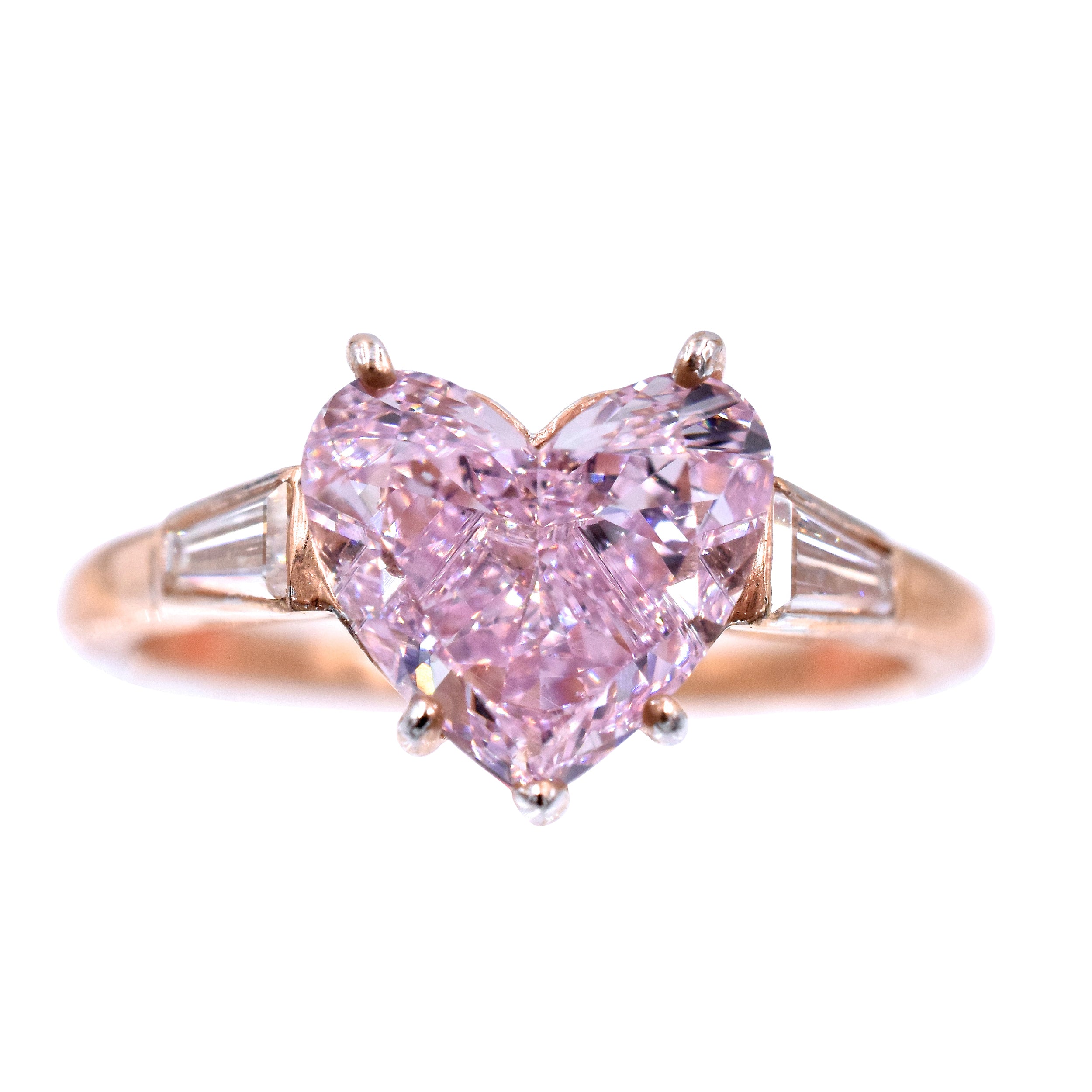 2.02ct Fancy Purple-Pink Diamond Ring