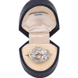 5.55ct Antique Diamond Engagement Ring in Platinum