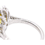 3.01ct Natural Fancy Vivid Yellow Diamond Ring by Tiffany & Co.