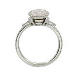 0.88ct Natural Fancy Pink Diamond Engagement Ring