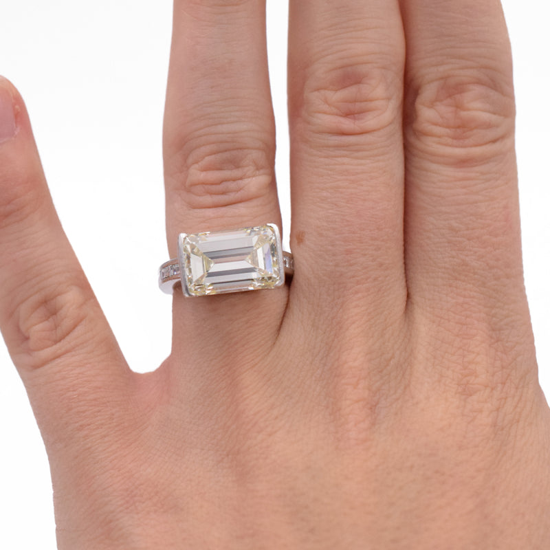 6.90ct Diamond Ring in Platinum