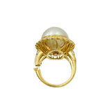 Pearl & Diamond Ballerina Ring by Van Cleef & Arpels