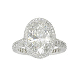 4.85ct. Oval Diamond Engagement Ring by Tiffany & Co.
