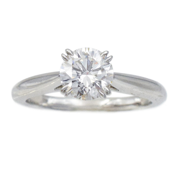 Harry Winston 0.78ct Round Diamond Solitaire Engagement Ring