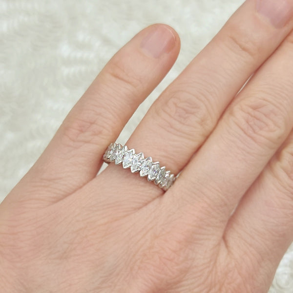 2.75ct Graduating Marquise Diamond Eternity Band