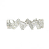 2.50ct Tapered Baguette Diamond Eternity Band in Platinum