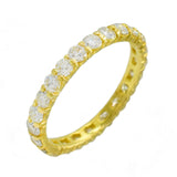 1ct Round Diamond Eternity Band in 18K Yellow Gold