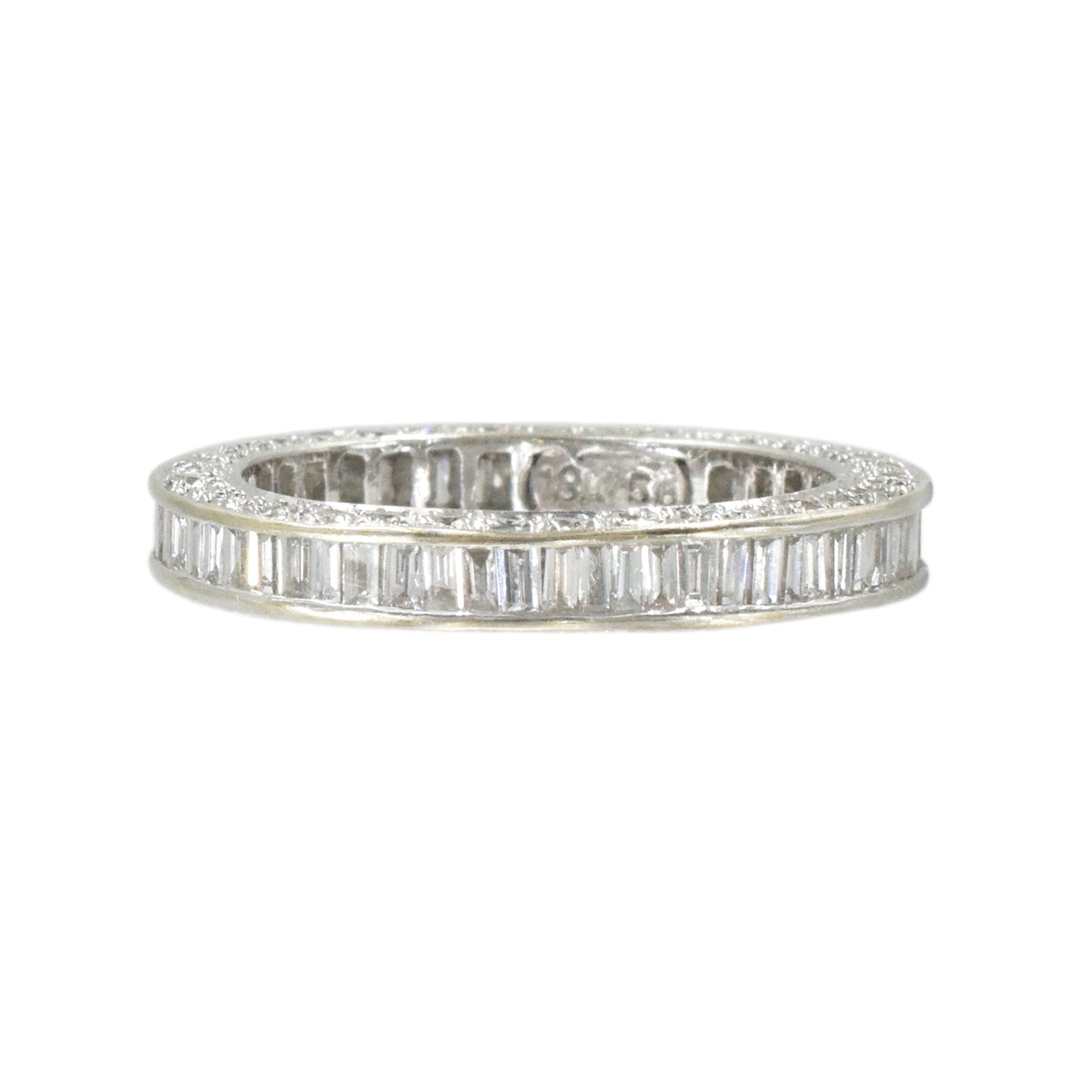 1.93ct Baguette Diamond Eternity Band in 18K White Gold