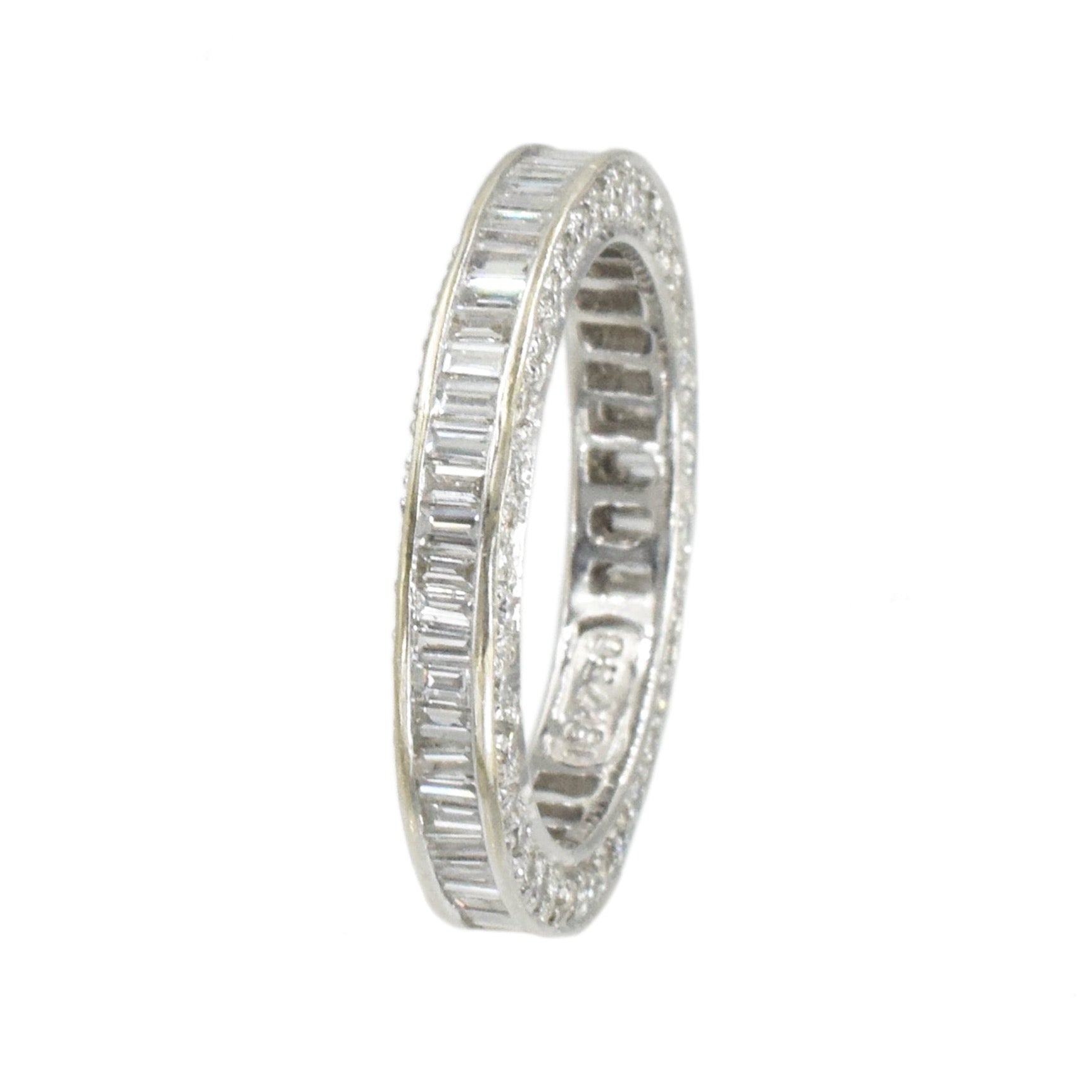 1.93ct Baguette Diamond Eternity Band in 18K White Gold