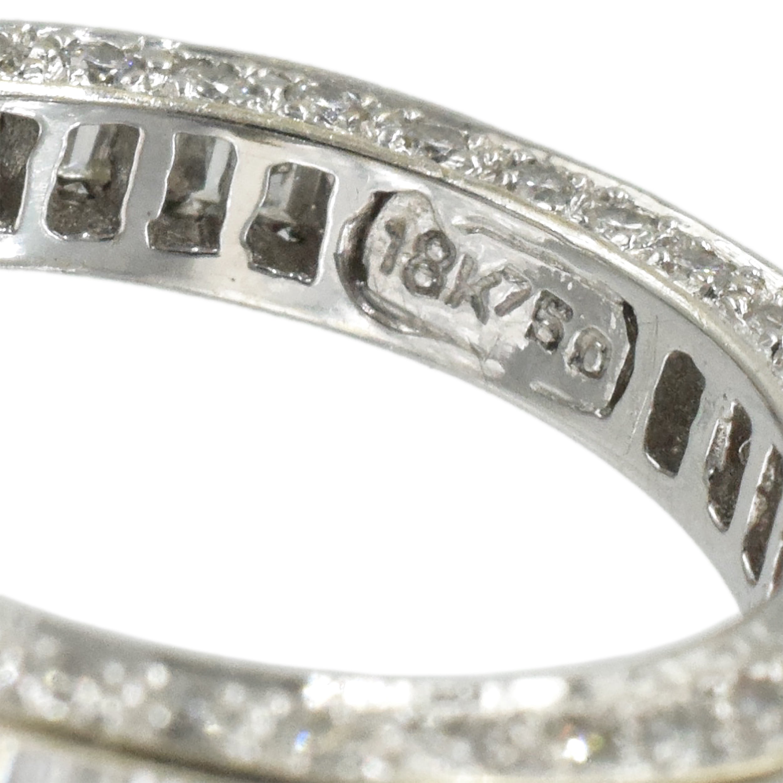 1.93ct Baguette Diamond Eternity Band in 18K White Gold