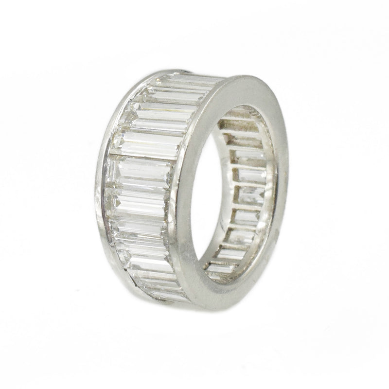 7.50ct Baguette Diamond Eternity Band in Platinum
