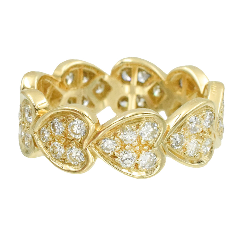Cartier Diamond Eternity Heart Ring
