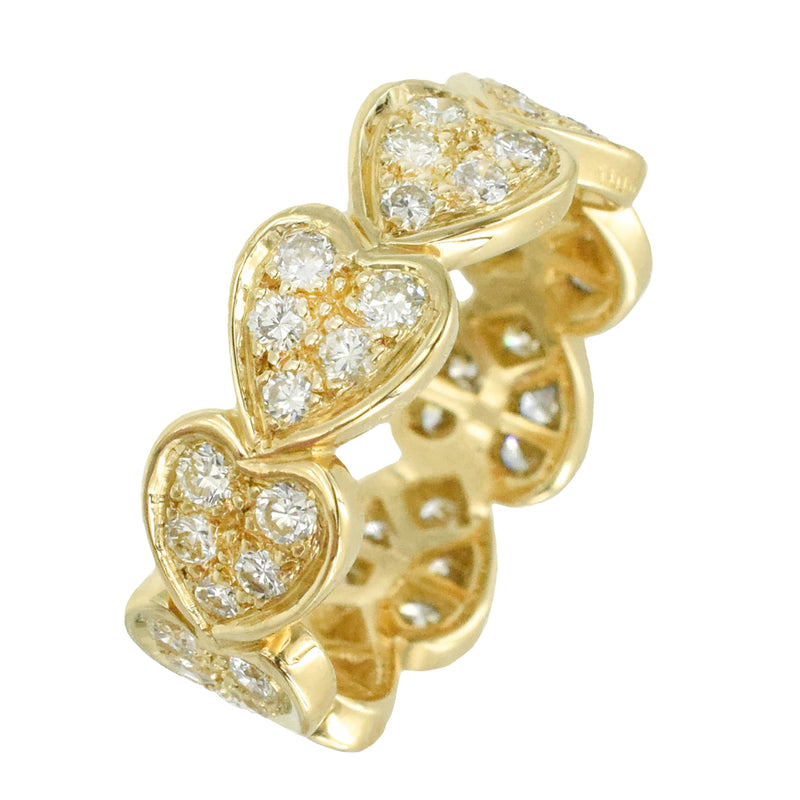 Cartier Diamond Eternity Heart Ring