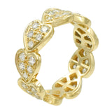 Cartier Diamond Eternity Heart Ring