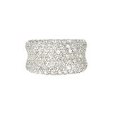 2.50ct Diamond Pave Band in 14k White Gold
