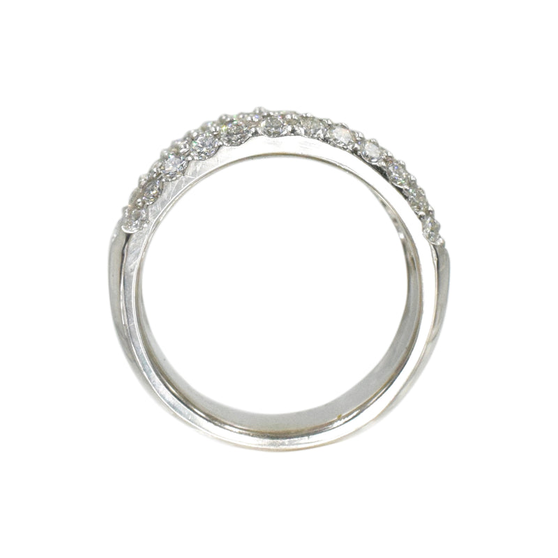 2.50ct Diamond Pave Band in 14k White Gold