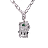 Panthere de Cartier Diamond Panther Head Necklace