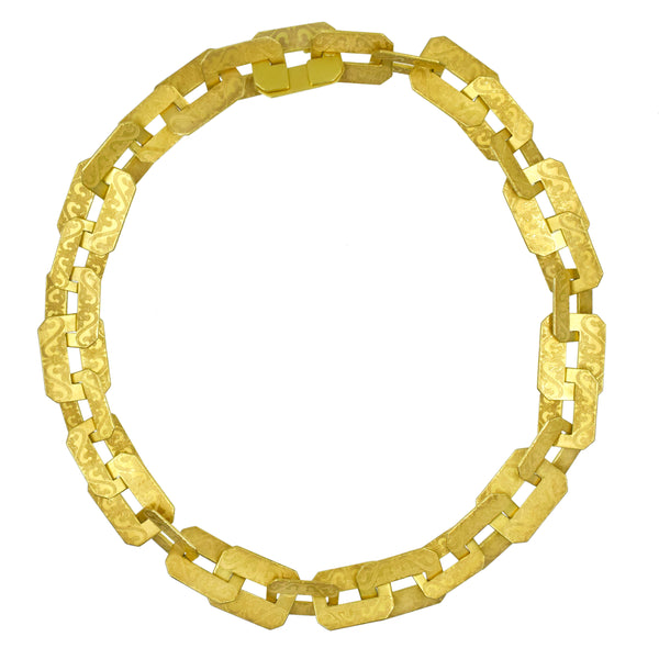 Youmna 18k Yellow Gold Large Link Necklace