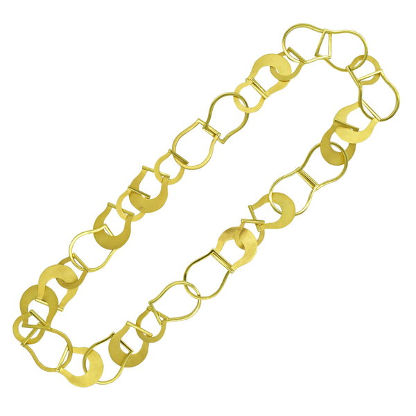 Youmna Oxbow Stirrup Design Link Necklace