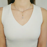 3.50ct Lariat Style Diamond Necklace