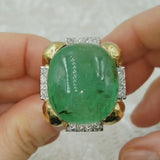 Spectacular Emerald & Diamond Ring